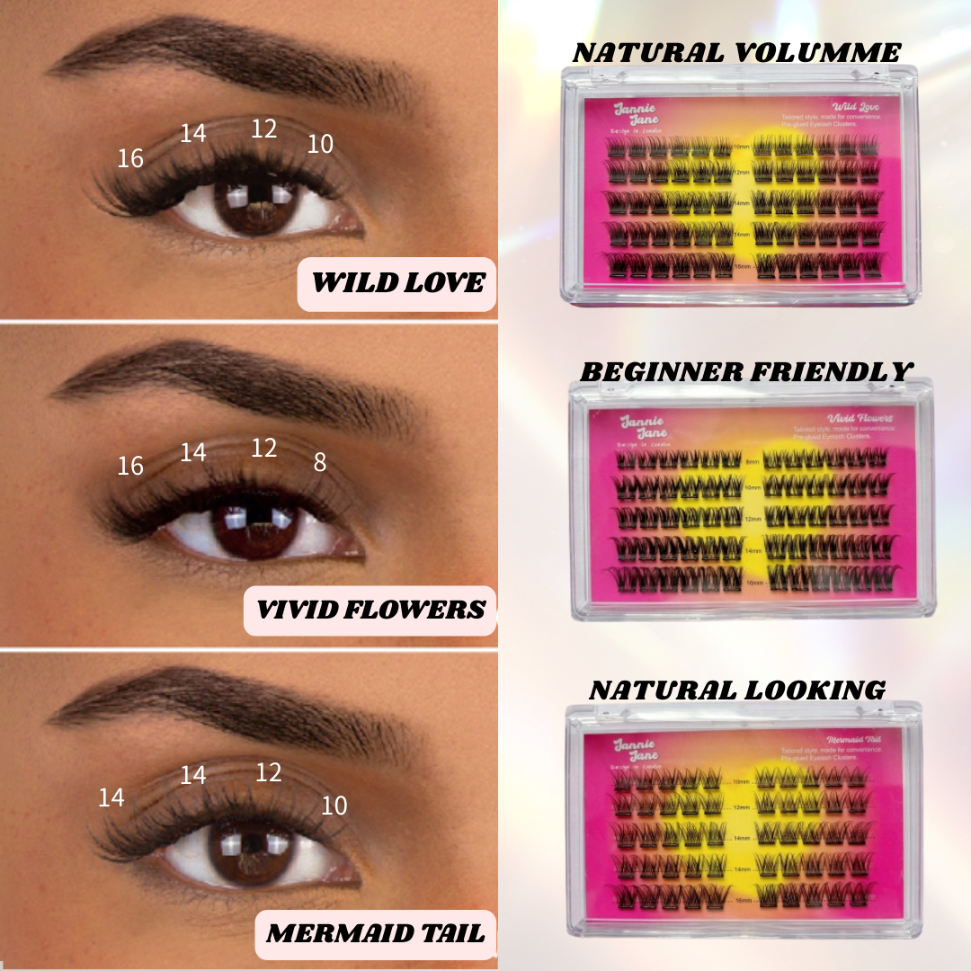 Mystery Lashes Bundle | 1 random item chooses from Pre-glued Individual Lashes/Lashes Accessories - Cosmetic