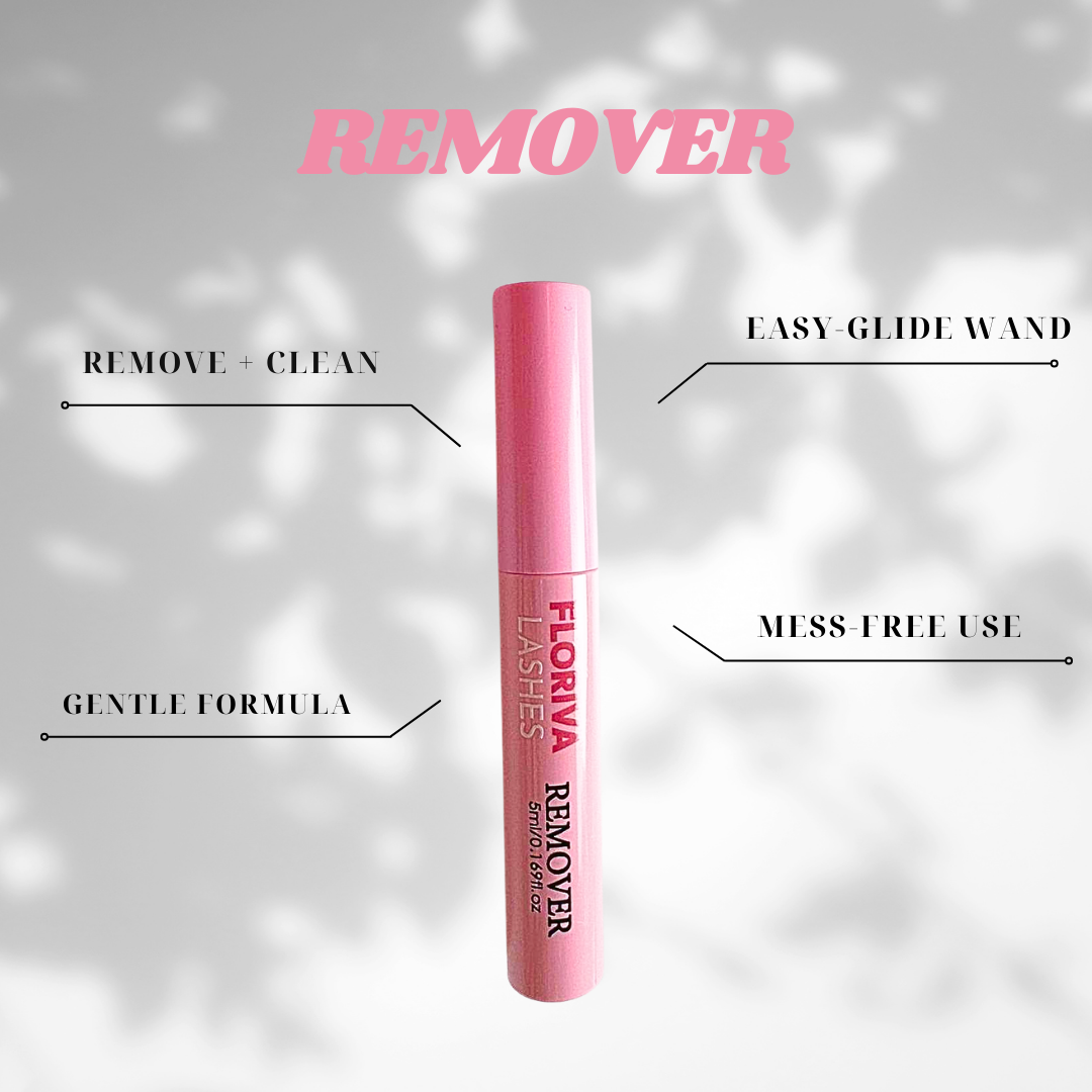 Invisi-Lash Remover, Lashes Remover Brush Makeup Pad Wipe Cleansing Cosmetic