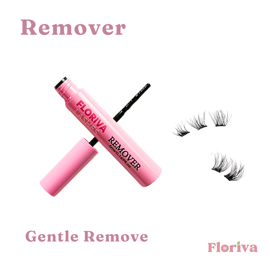 Invisi-Lash Remover, Lashes Remover Brush Makeup Pad Wipe Cleansing Cosmetic