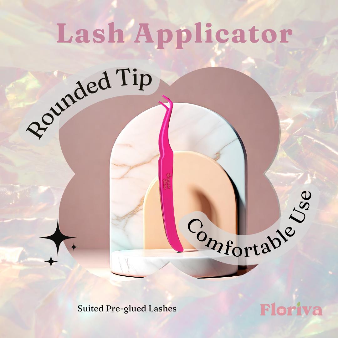 Applicator tweezers for cluster lashes. Apply lashes safely with our lash application. Makeup Cosmetic
