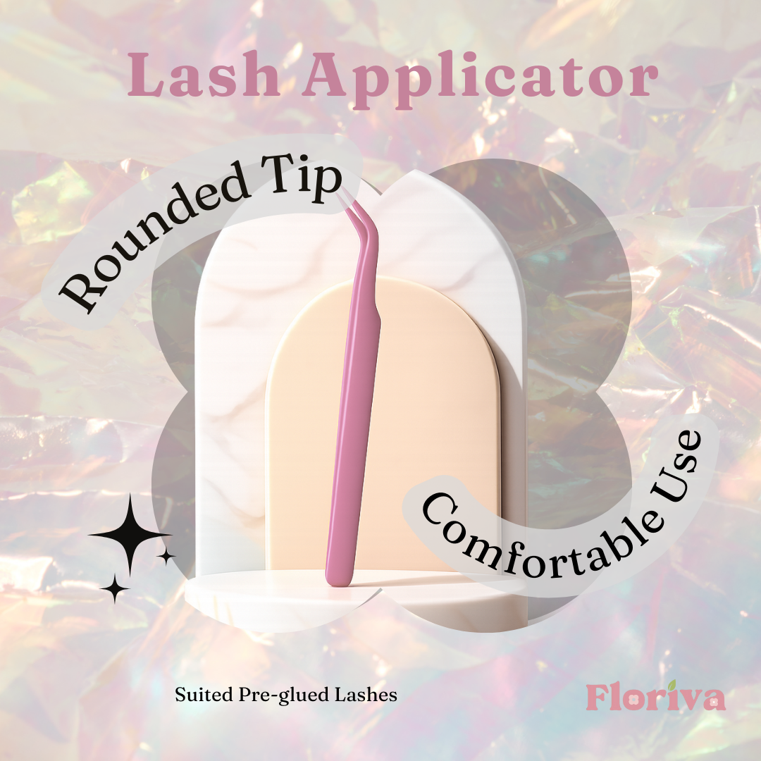 Applicator tweezers for cluster lashes. Apply lashes safely with our lash application. Makeup Cosmetic