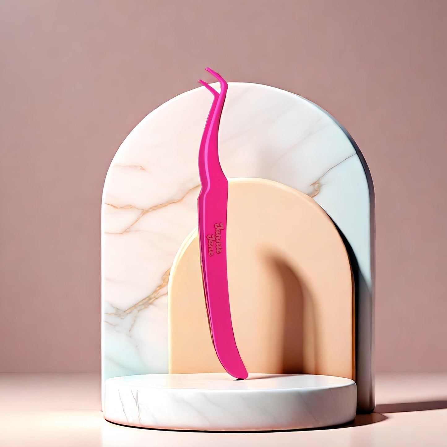 Applicator tweezers for cluster lashes. Apply lashes safely with our lash application. Makeup Cosmetic